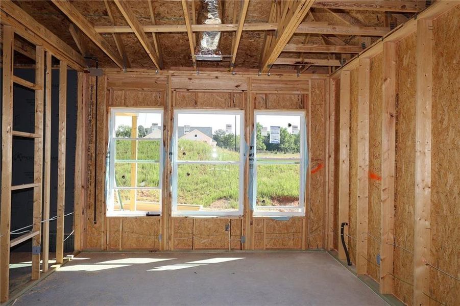 In-progress construction of a new home in Old Mill Preserve, Dallas, GA (Image 5).