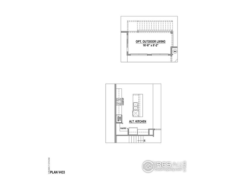 2D floor plan layout of this home in Barefoot Lakes, Firestone, CO (Image 5).