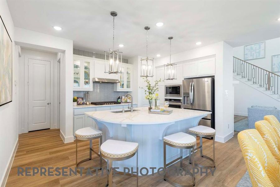 Furnished interior view inside a new home in Mosaic, Celina (Image 12).