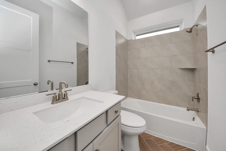 Furnished interior view inside a new home in Amira: Premier Collection, Tomball (Image 5).