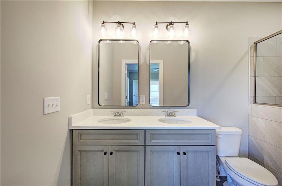 Furnished interior view inside a new home in , Cartersville (Image 7).