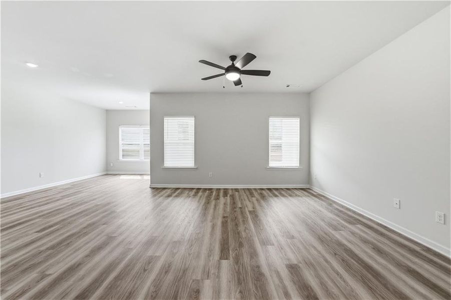 Spacious, unfurnished interior of a new home in Lake Preserve at Jackson Trail, Jefferson (Image 22). Spacious, unfurnished interior of a new home in Lake Preserve at Jackson Trail, Jefferson (Image 22).