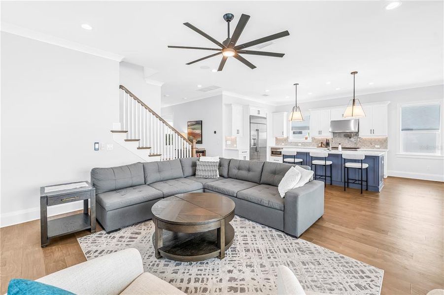 Furnished interior view inside a new home in , St. Petersburg (Image 7).