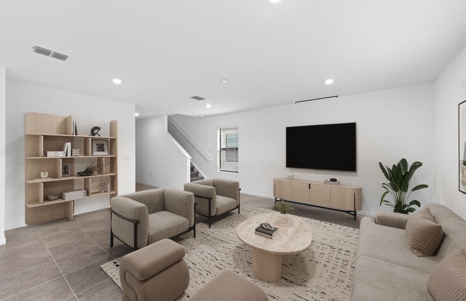 Furnished interior view inside a new home in Caloosa Cove, Labelle (Image 13).