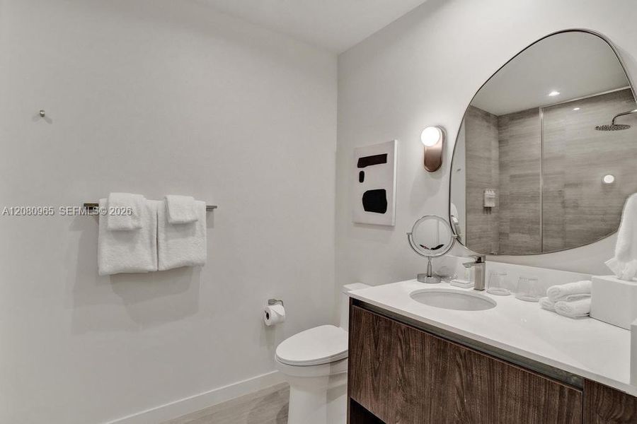 Furnished interior view inside a new home in , Miami (Image 14).