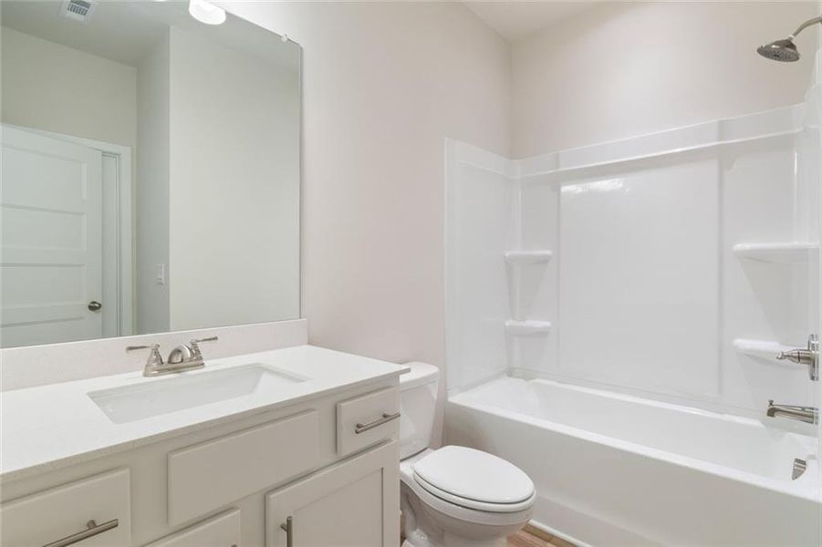 Furnished interior view inside a new home in Rosewood Lake Estates, Hoschton (Image 8).