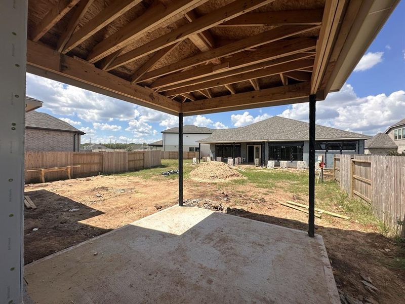 Huge extended patio!