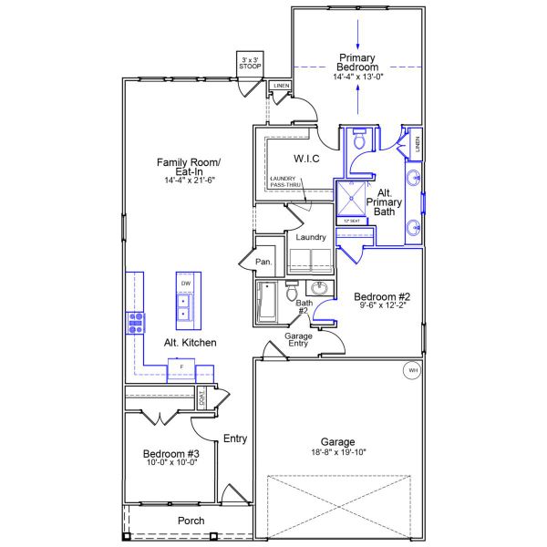 2D floor plan layout of this home in Cambridge Reserve, Angier, NC (Image 2). 2D floor plan layout of this home in Cambridge Reserve, Angier, NC (Image 2).