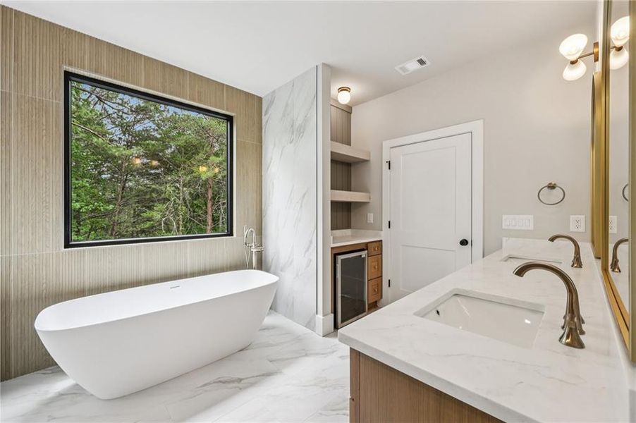 Furnished interior view inside a new home in , Cumming (Image 19).