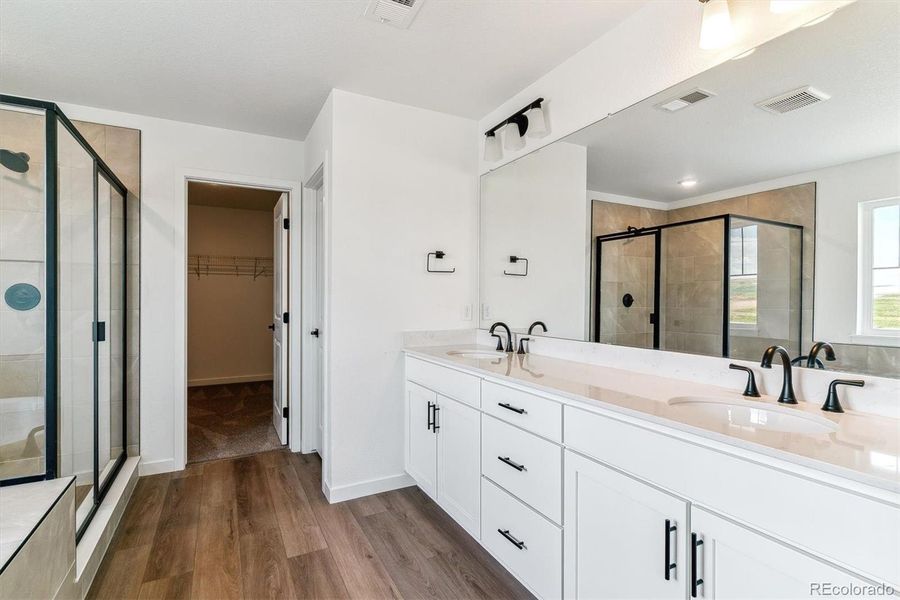 Furnished interior view inside a new home in Harvest Crossing, Aurora (Image 20).