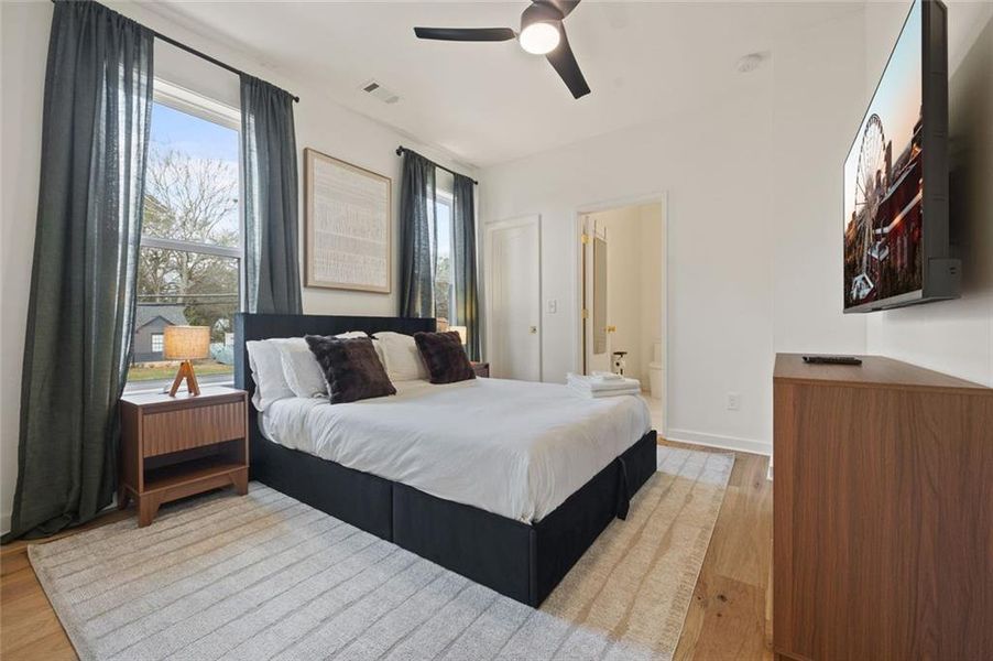 Furnished interior view inside a new home in , Decatur (Image 9).