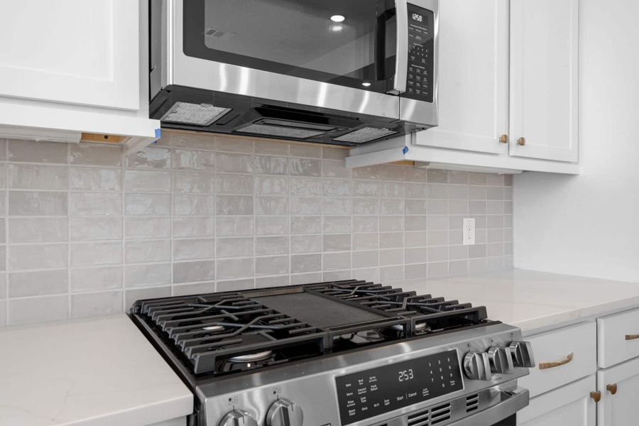 Close-up of interior finishes inside a home in Bridgeland, Cypress (Image 11). Close-up of interior finishes inside a home in Bridgeland, Cypress (Image 11).