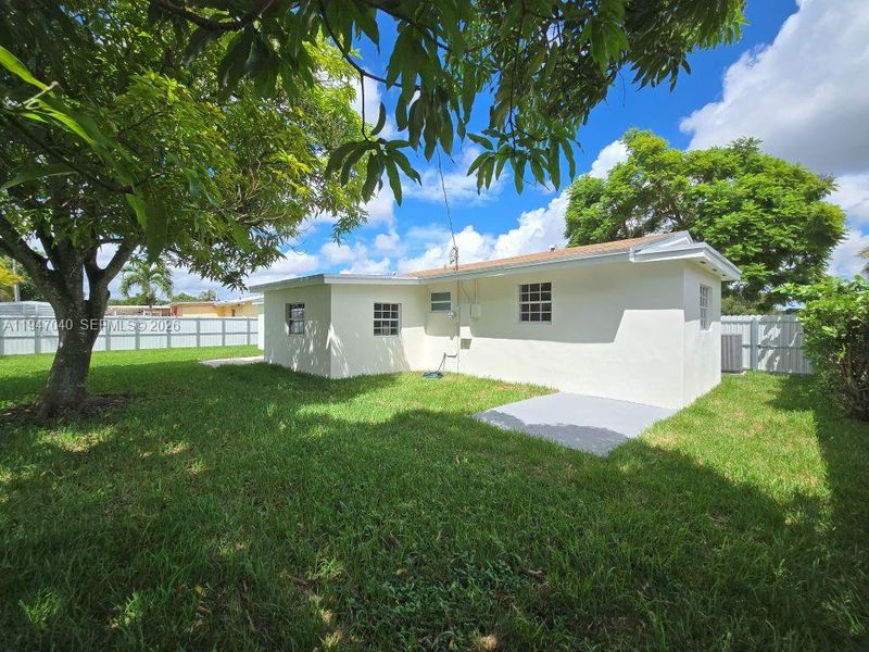 Exterior details and patio area of a home in , Miami (Image 25). Exterior details and patio area of a home in , Miami (Image 25).