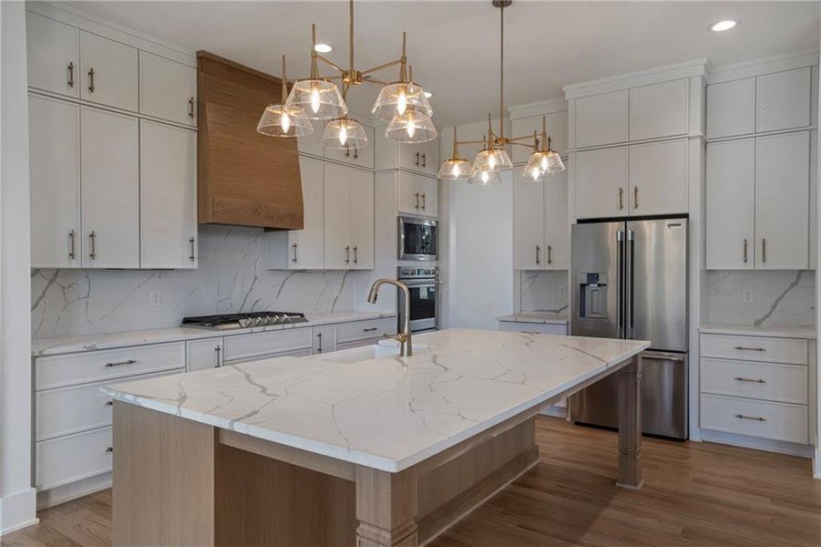 Furnished interior view inside a new home in , Bogart (Image 5).