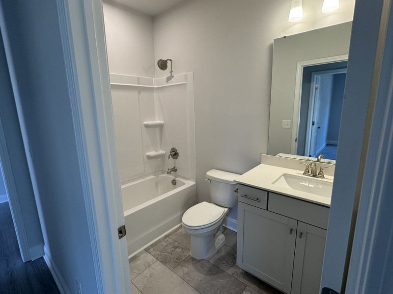 Furnished interior view inside a new home in Crystal Village, Albemarle (Image 9).