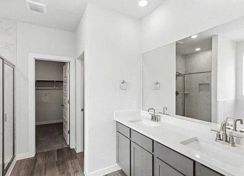 Furnished interior view inside a new home in August Fields, New Braunfels (Image 10). Furnished interior view inside a new home in August Fields, New Braunfels (Image 10).