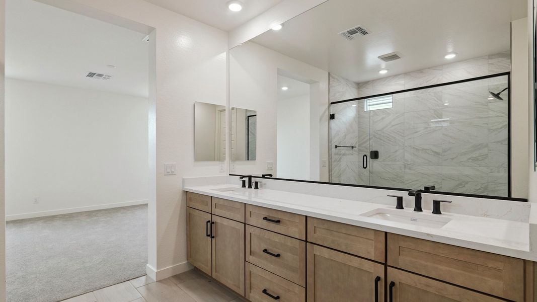 Furnished interior view inside a new home in The Ridge at Stone Butte, Phoenix (Image 12).