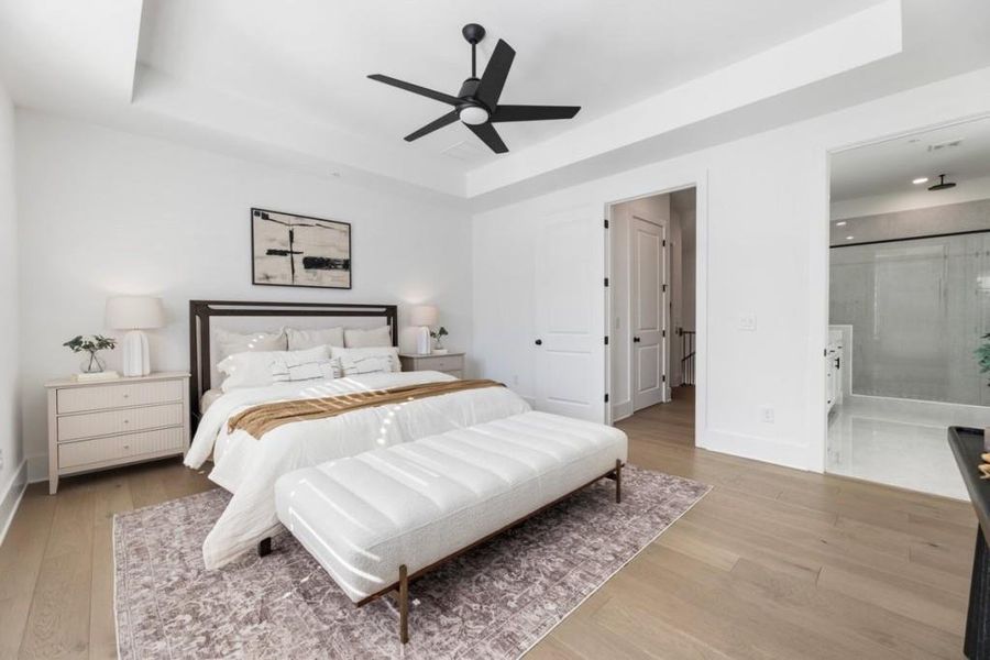 Furnished interior view inside a new home in , Alpharetta (Image 16).