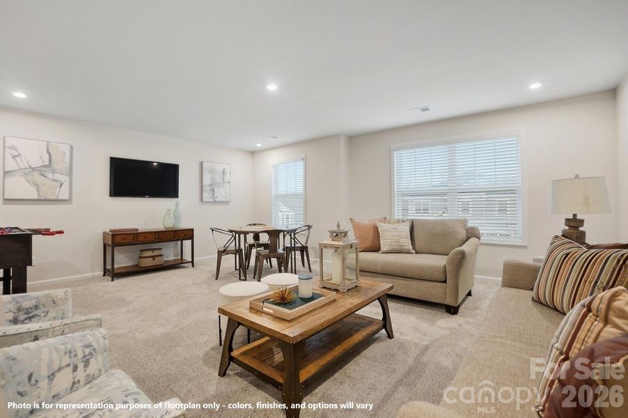 Photo is for representation purposes of floorplan only - colors, finishes, and options will vary