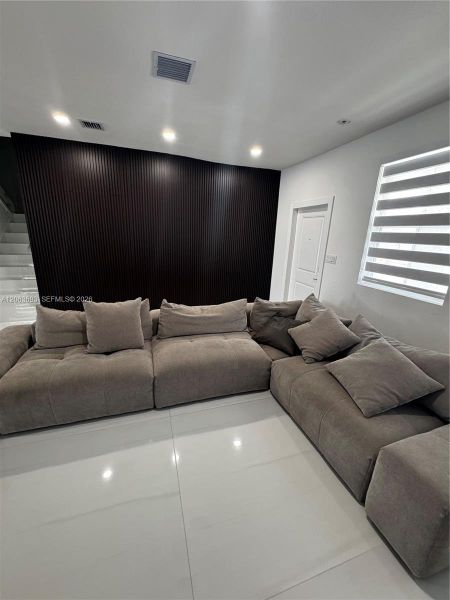 Furnished interior view inside a new home in Beacon at Galiano Pointe, Miami (Image 4). Furnished interior view inside a new home in Beacon at Galiano Pointe, Miami (Image 4).