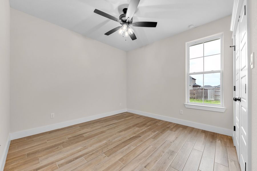 Representative unfurnished interior of a home built from the The Courtney by Reece Homes in Harvest Meadows, Bryan (Image 24). Representative unfurnished interior of a home built from the The Courtney by Reece Homes in Harvest Meadows, Bryan (Image 24).