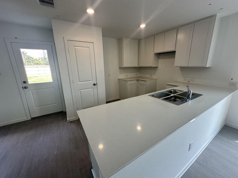 Pics are not of actual home.  They are a representative of a home of the same floor plan