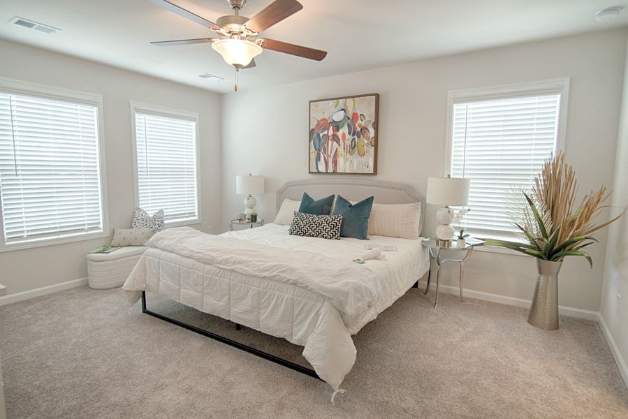 Representative furnished interior of a home built from the Cliffside by Hurricane Builders in Percival Village, Columbia (Image 25).
