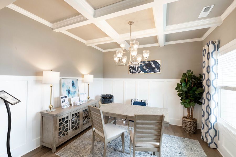 Representative furnished interior of a home built from the Carver by Caviness & Cates Communities in Maggie Way, Wendell (Image 29).
