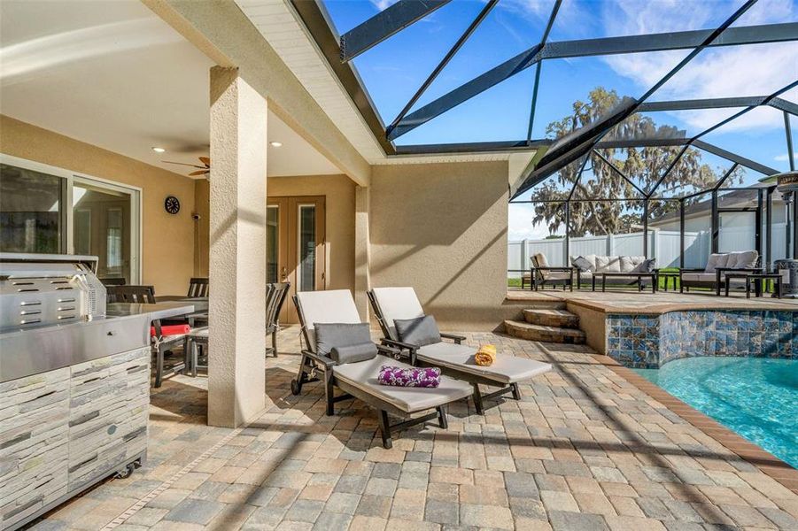 Exterior details and patio area of a home in , Lakeland (Image 33). Exterior details and patio area of a home in , Lakeland (Image 33).