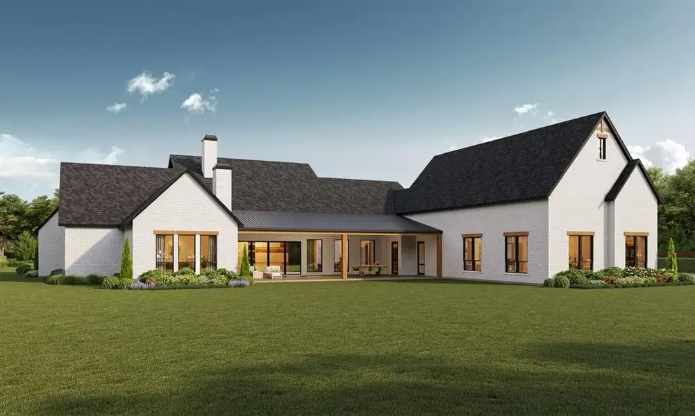 Front exterior of a new home in , Weatherford, TX, highlighting curb appeal (Image 3).