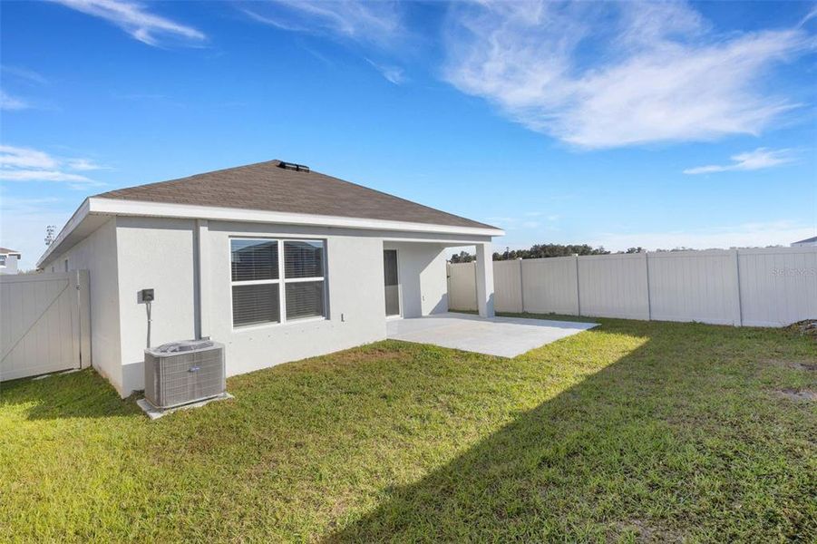Exterior details and patio area of a home in Silverstone North, Palmetto (Image 19). Exterior details and patio area of a home in Silverstone North, Palmetto (Image 19).