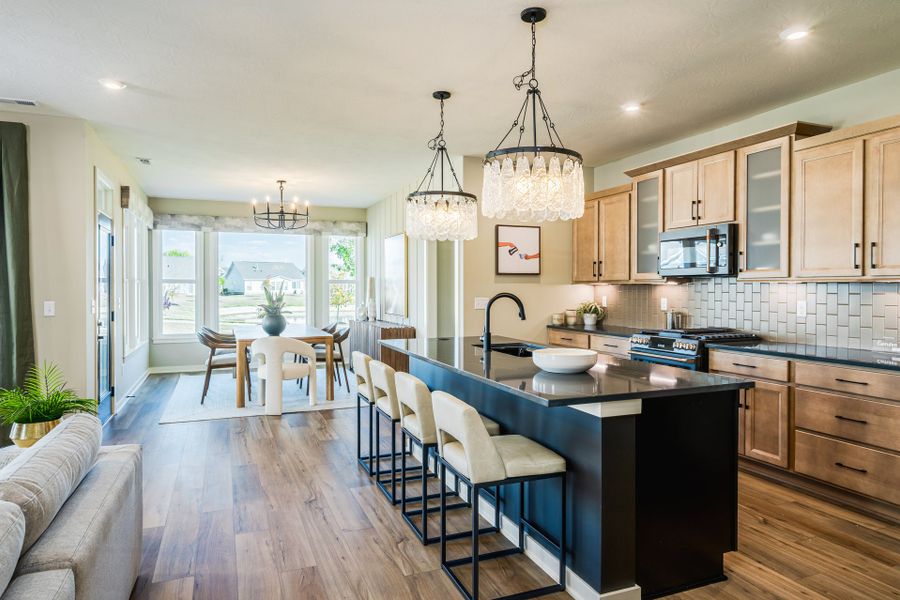 Representative furnished interior of a home built from the Camden by Fischer Homes in Easton Park, Dallas (Image 13).