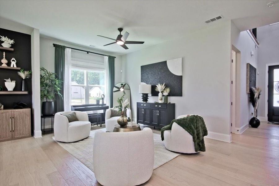 Furnished interior view inside a new home in , Cumming (Image 5).