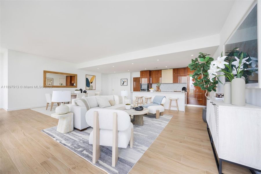 Furnished interior view inside a new home in Mr. C Residences, Miami (Image 13).