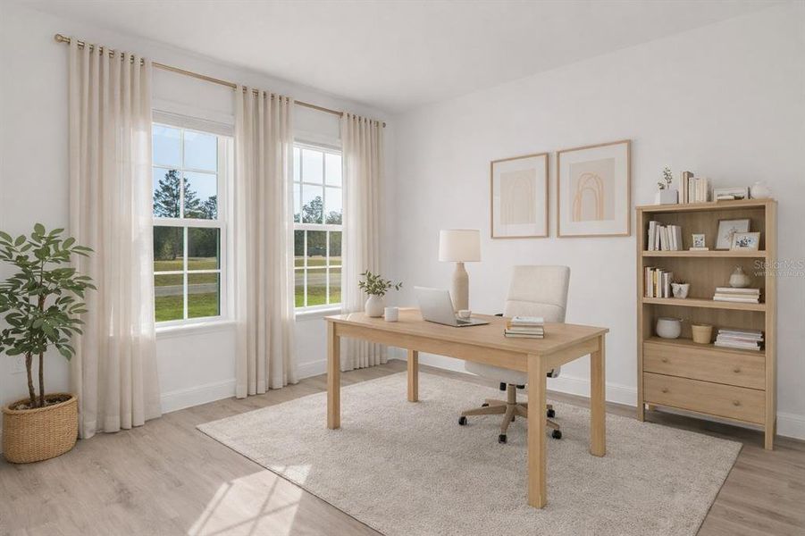 Furnished interior view inside a new home in , Citrus Springs (Image 8).