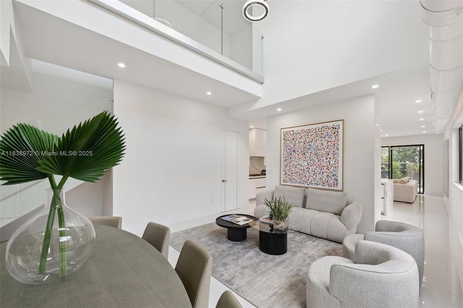 Furnished interior view inside a new home in , Miami (Image 8).