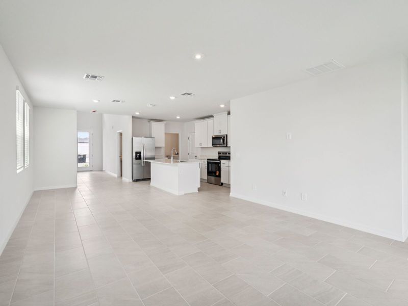 Spacious, unfurnished interior of a new home in Villamar - Classic Series, Winter Haven (Image 7). Spacious, unfurnished interior of a new home in Villamar - Classic Series, Winter Haven (Image 7).