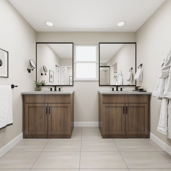 Furnished interior view inside a new home in Lake Bluff, Greeley (Image 16).