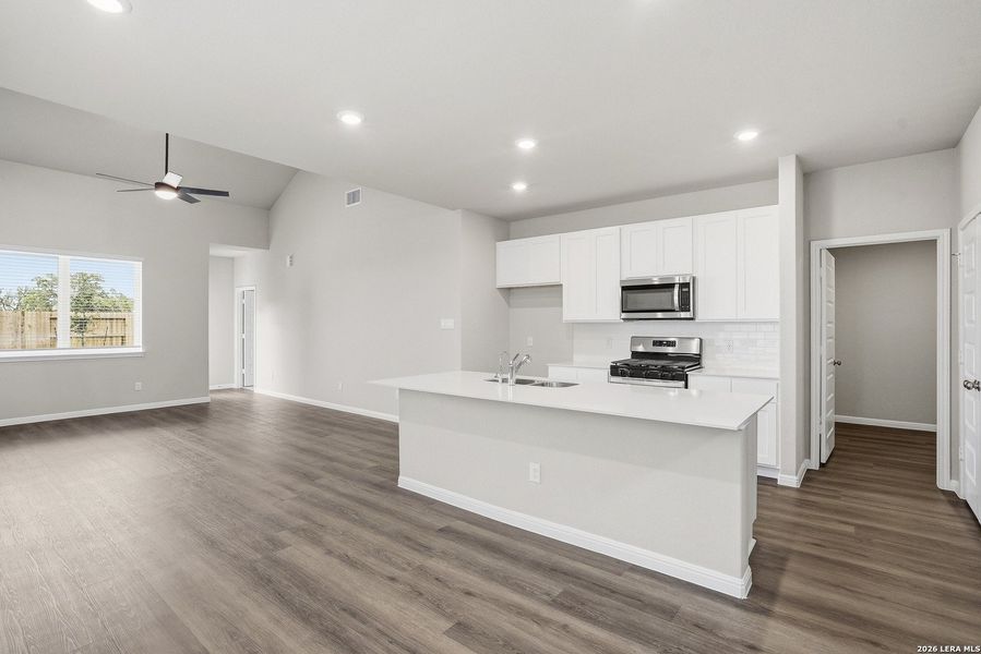 Furnished interior view inside a new home in Timber Creek, San Antonio (Image 15).