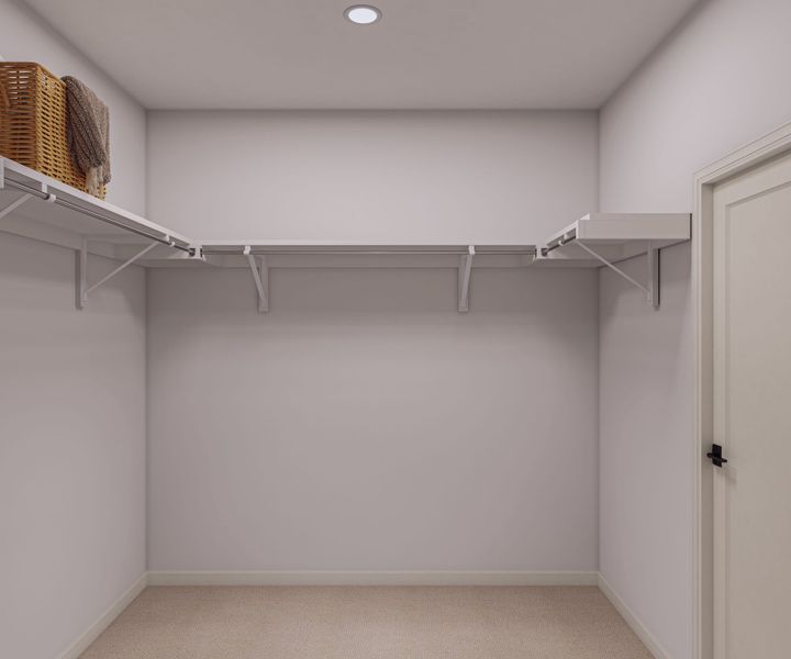 Representative unfurnished interior of a home built from the A by Tri Pointe Homes in Candelas Townhomes, Arvada (Image 20).