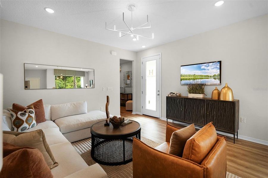 Furnished interior view inside a new home in Delaney Reserve, Deland (Image 11).