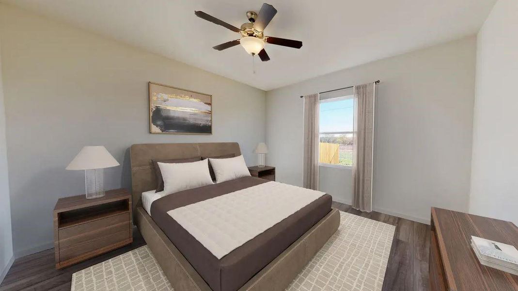 Furnished interior view inside a new home in Sunset Oaks, Maxwell (Image 7).