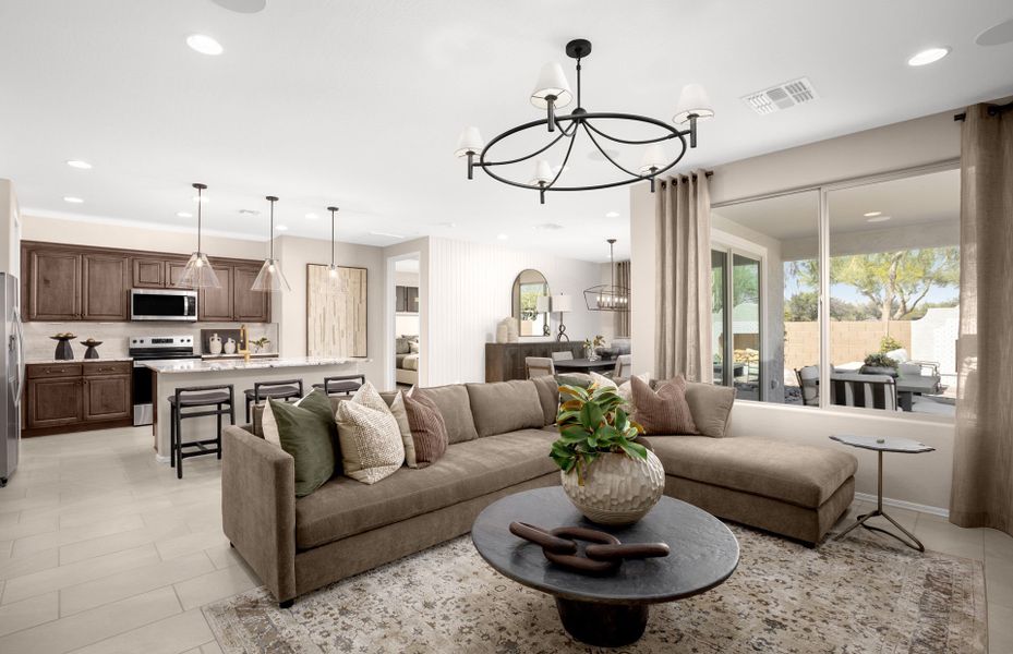 Representative furnished interior of a home built from the Bergamot by Del Webb in Sun City Anthem at Merrill Ranch, Florence (Image 5).