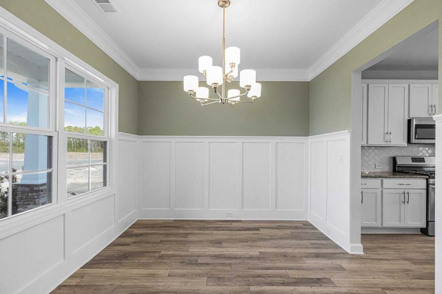 Representative unfurnished interior of a home built from the Clayton by Caviness & Cates Communities in Bartlett Manor, Youngsville (Image 103).