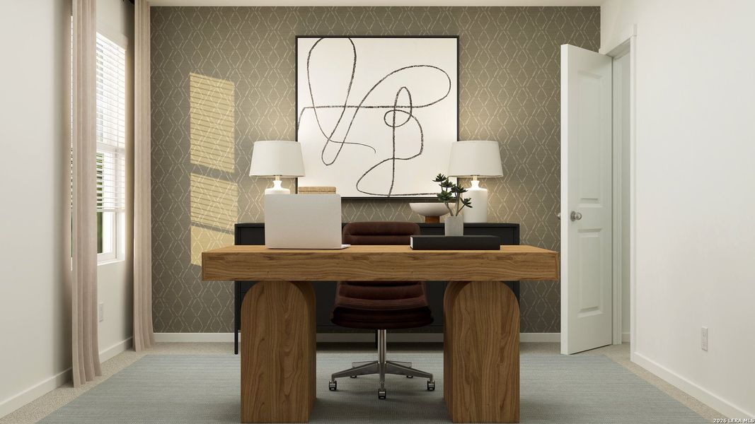 Furnished interior view inside a new home in , San Antonio (Image 30).