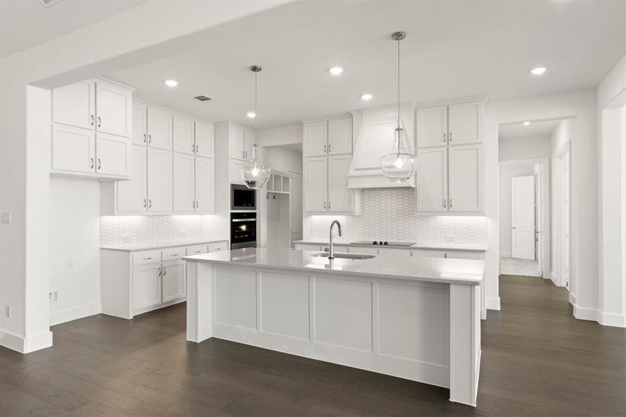 Furnished interior view inside a new home in Hidden Creek Estates, Van Alstyne (Image 8). Furnished interior view inside a new home in Hidden Creek Estates, Van Alstyne (Image 8).