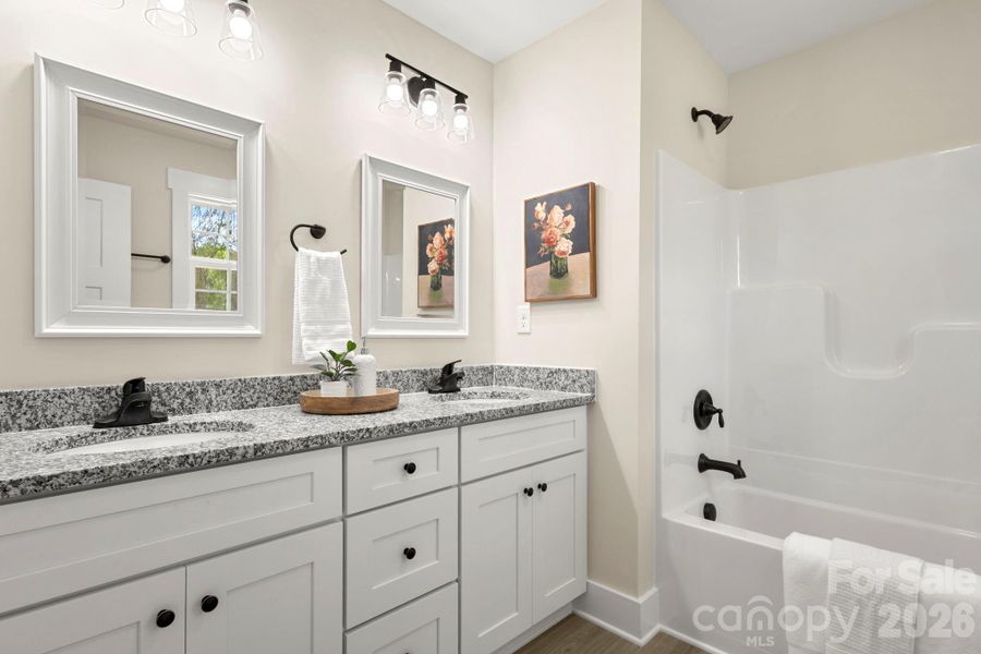 Furnished interior view inside a new home in , York (Image 8).