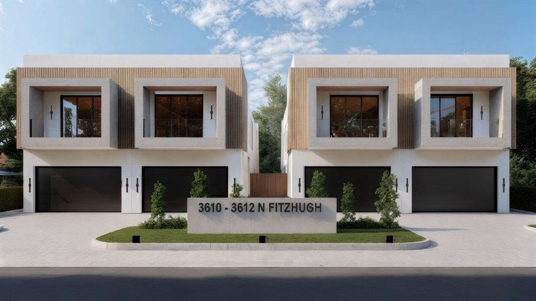 Front exterior of a new home in , Dallas, TX, highlighting curb appeal (Image 1).