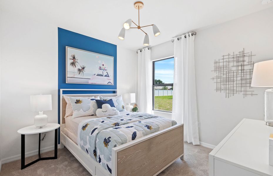 Furnished interior view inside a new home in Whispering Lakes, Lehigh Acres (Image 16).