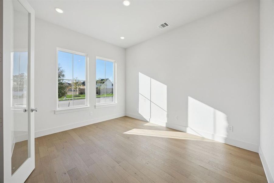 Your spacious new home office is the perfect place for work or play!